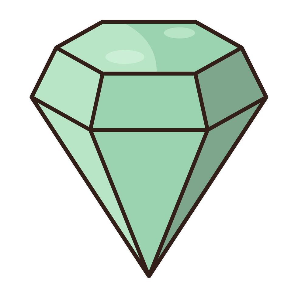 diamond retro icon isolated illustration vector
