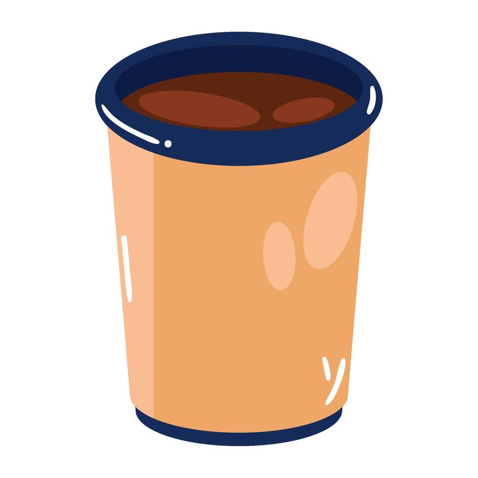 warm cup of drink fresh isolated icon vector