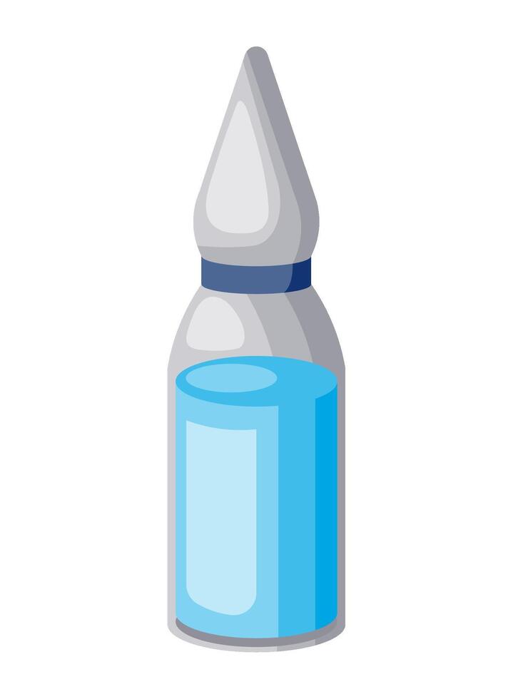 Vacine Vial Medical medication icon isolated vector