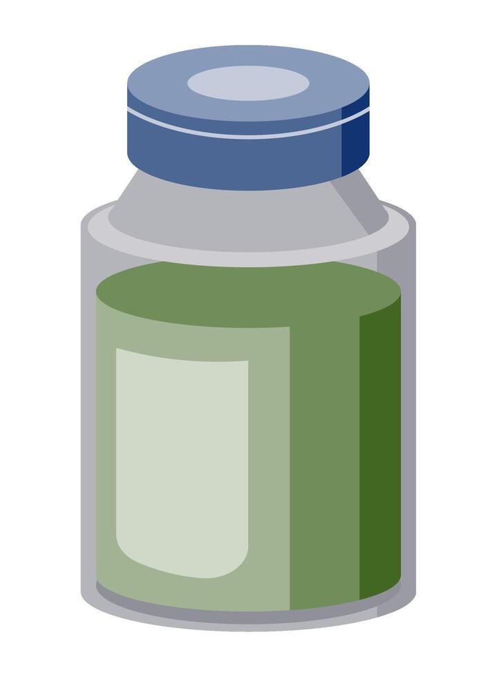 Vacine Vial Medical protection icon isolated vector