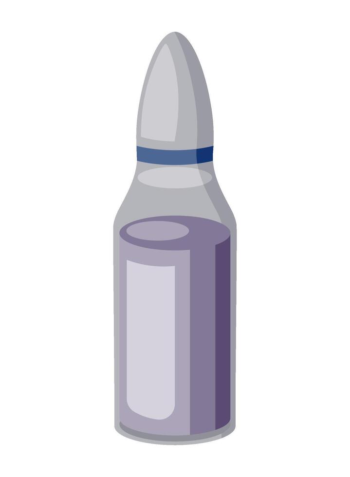 Vacine Vial Medical injection icon isolated vector