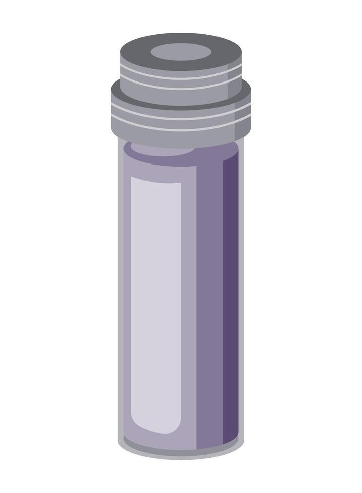 Vacine Vial Medical treatment icon isolated vector