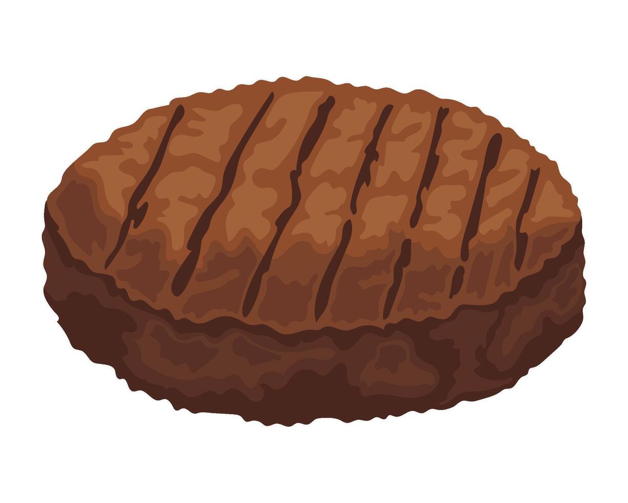 meat product grilled icon isolated vector