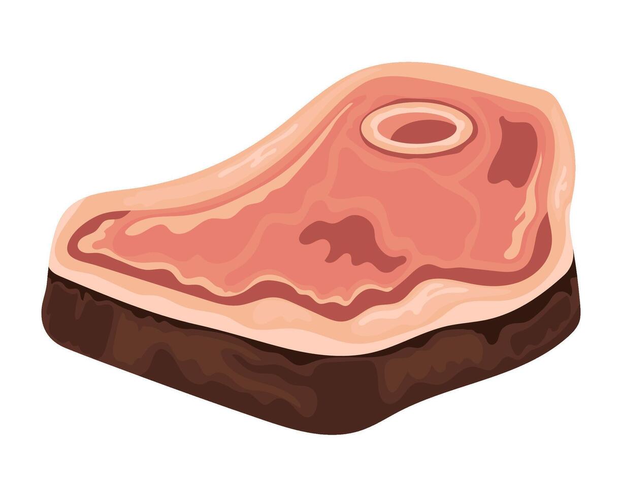meat product fish icon isolated vector