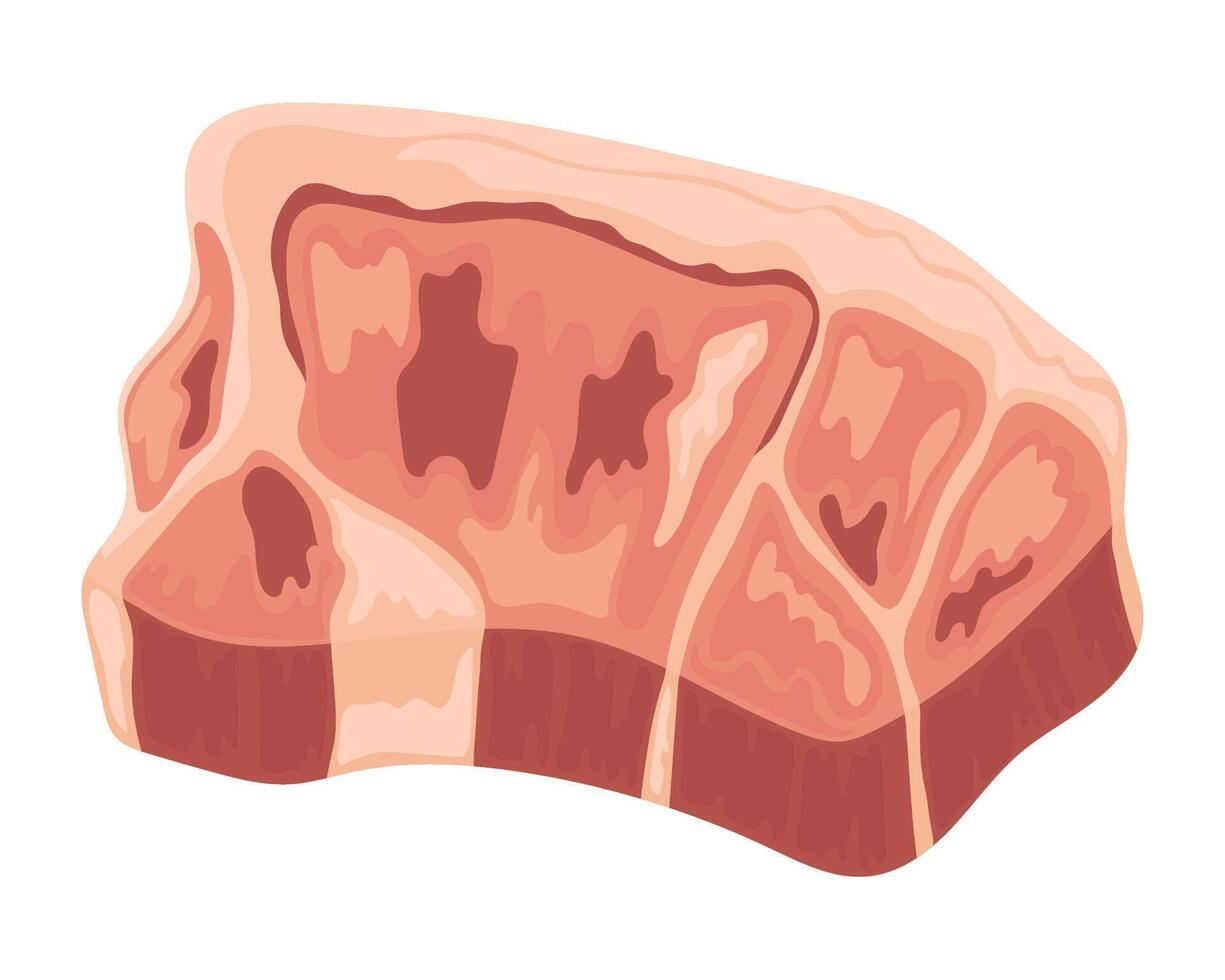 meat product beef steak icon isolated vector