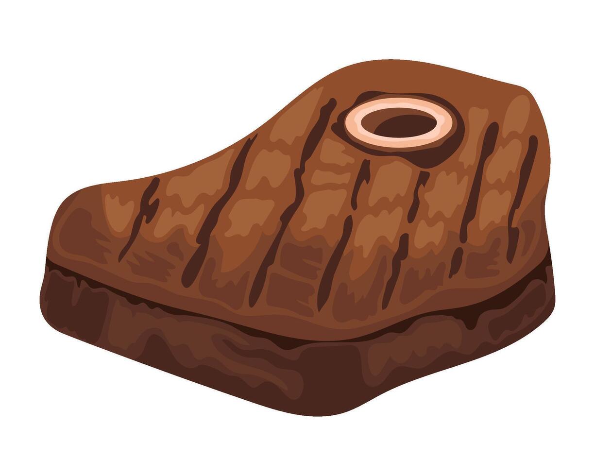 meat product sirloin icon isolated vector
