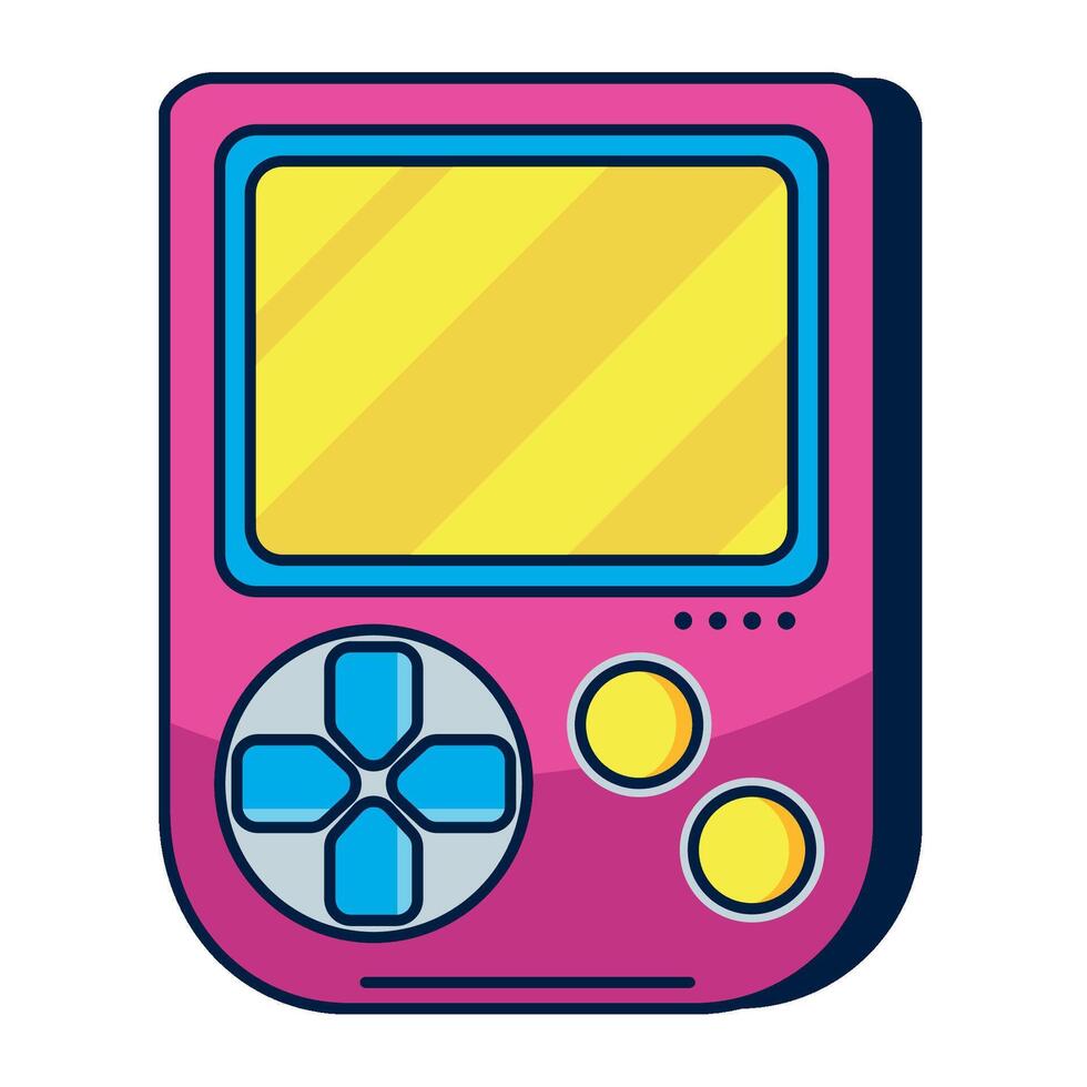 nineties pop art style toy icon isolated vector