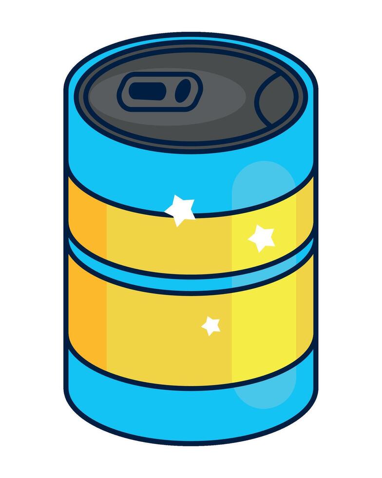 nineties pop art style beverage icon isolated vector