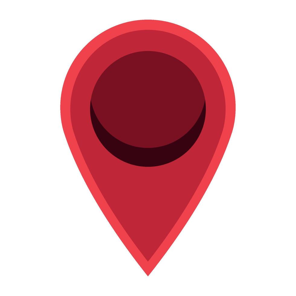 pin icon location travel isolated vector