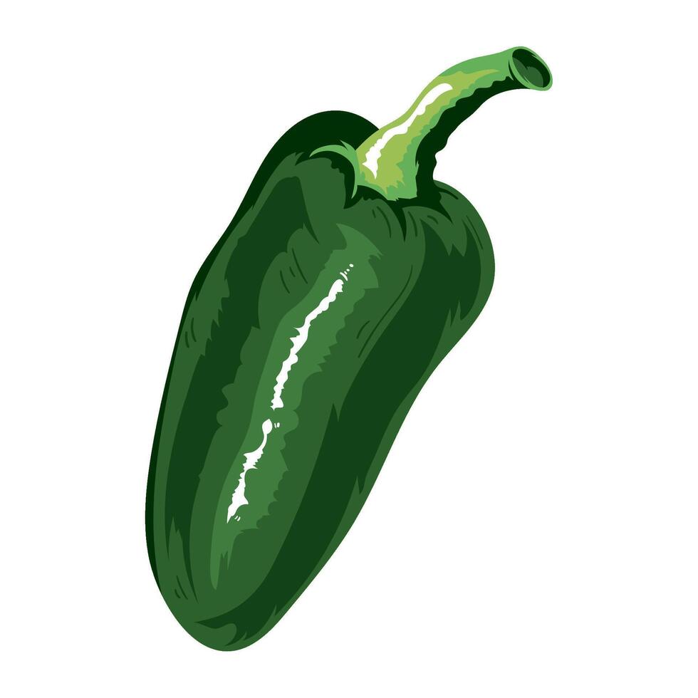 jalapeno spice isolated icon vector