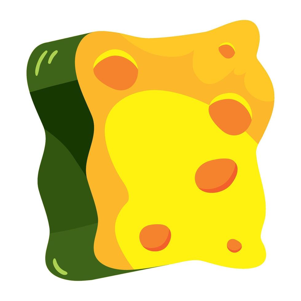 cleaning products sponge illustration isolated vector