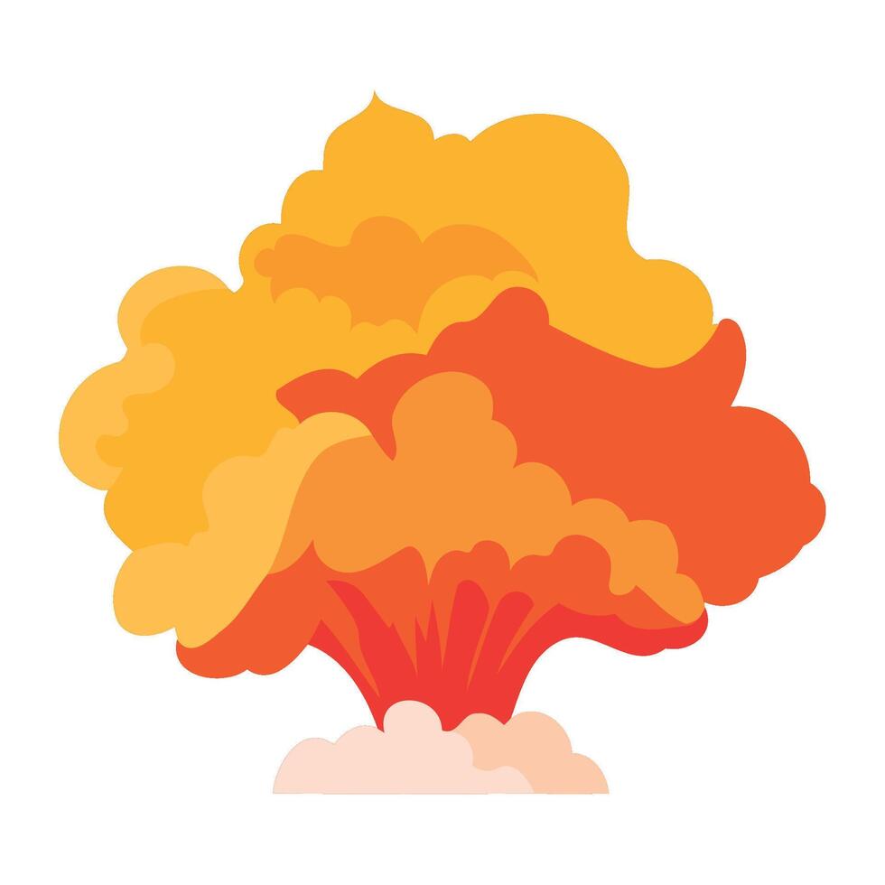 explosion effect isolated illustration vector