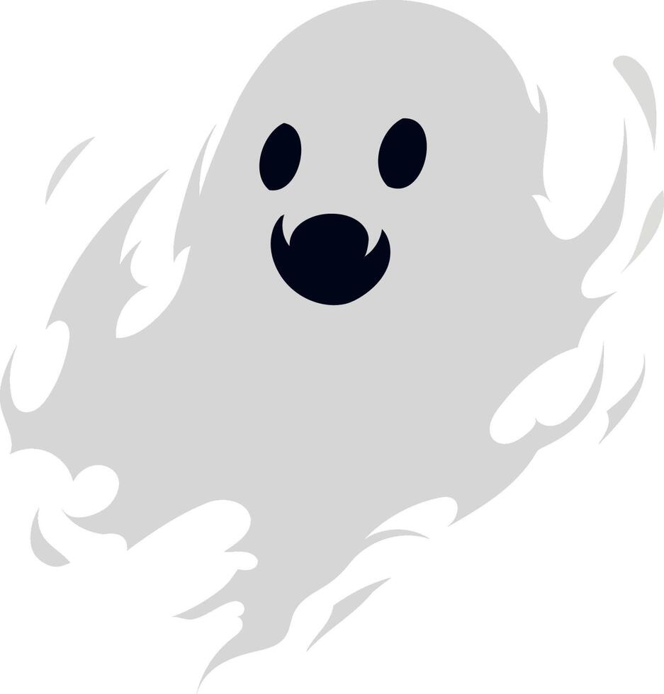halloween ghost decoration illustration isolated vector