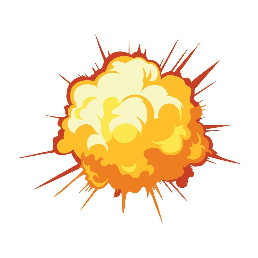 explosion effect illustration isolated design vector