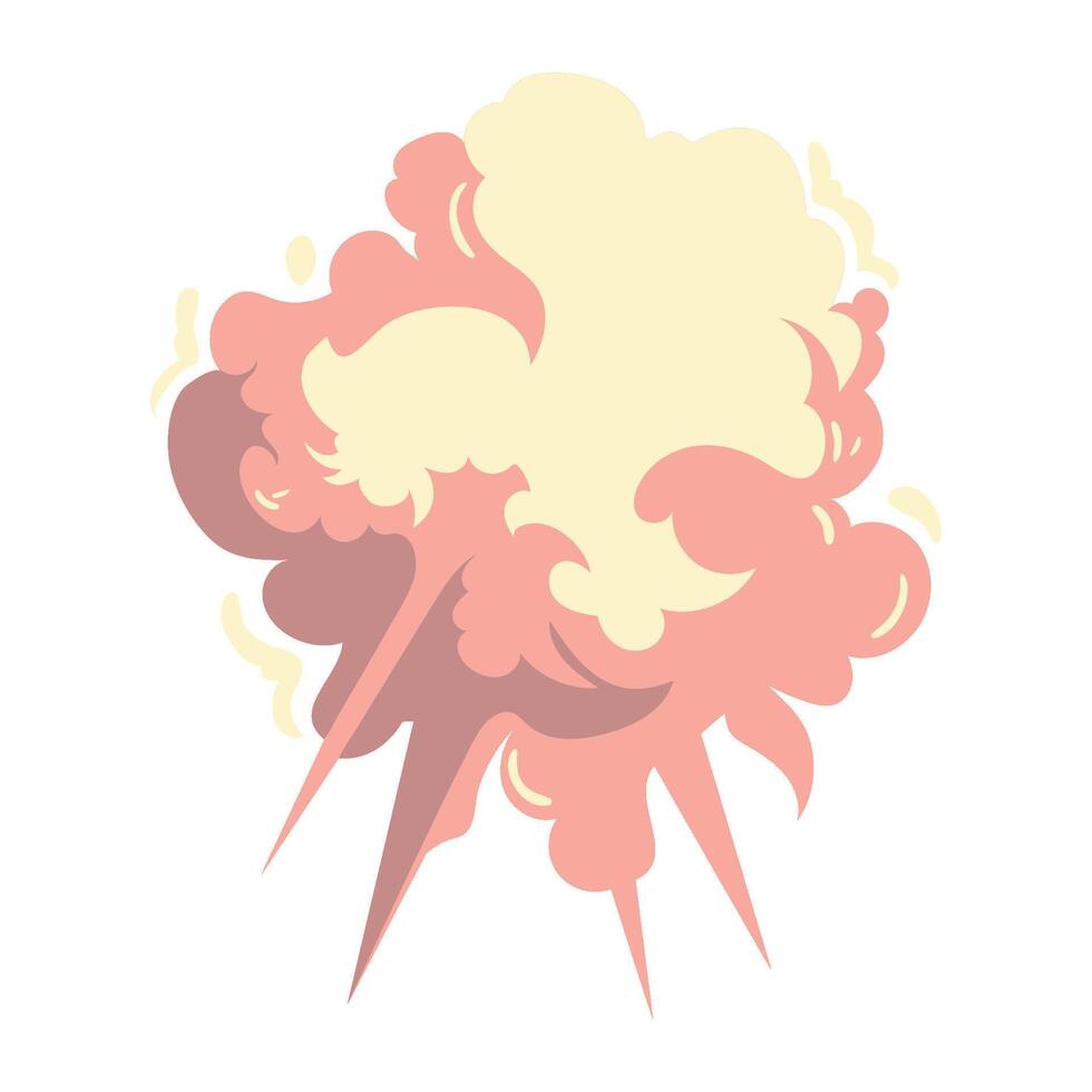 explosion effect burst illustration isolated vector