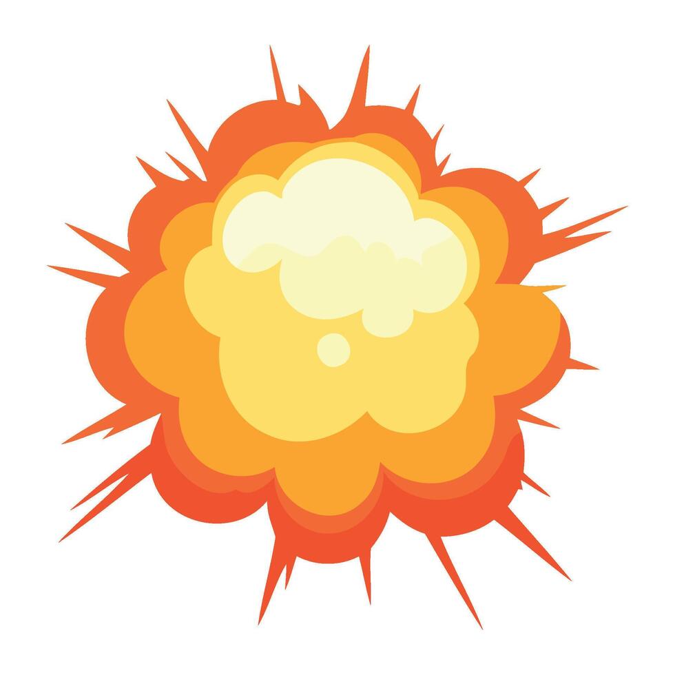 explosion effect motif illustration isolated vector