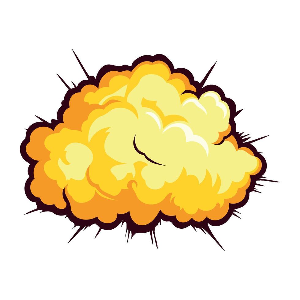 explosion effect light illustration isolated vector