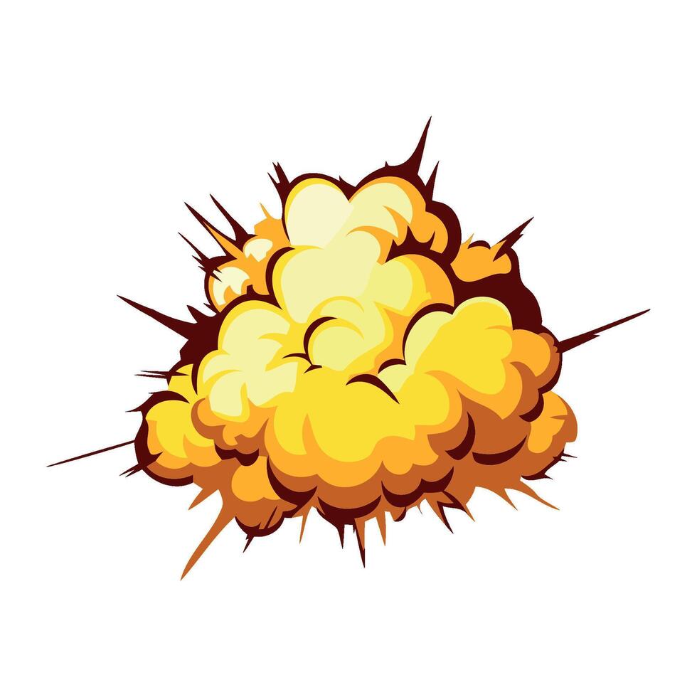 explosion effect power illustration isolated vector