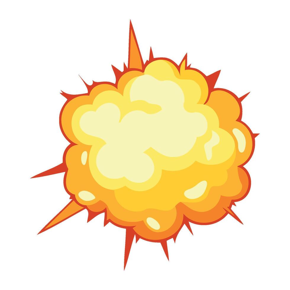explosion effect shine illustration isolated vector