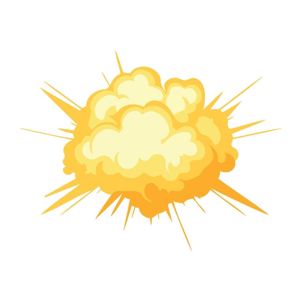 explosion effect heat illustration isolated vector