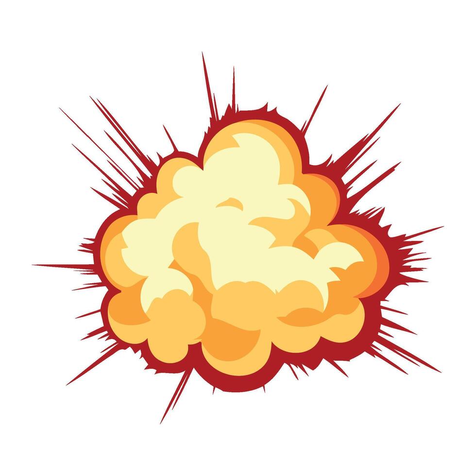 explosion effect light illustration isolated vector