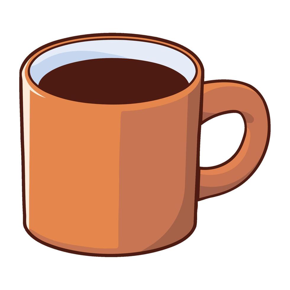 coffee cup hot illustration isolated vector