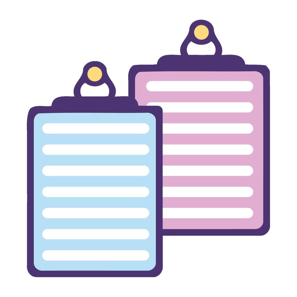 clipboard documents illustration isolated design vector