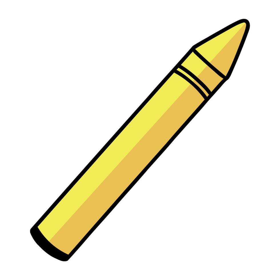 crayon supply illustration isolated vector