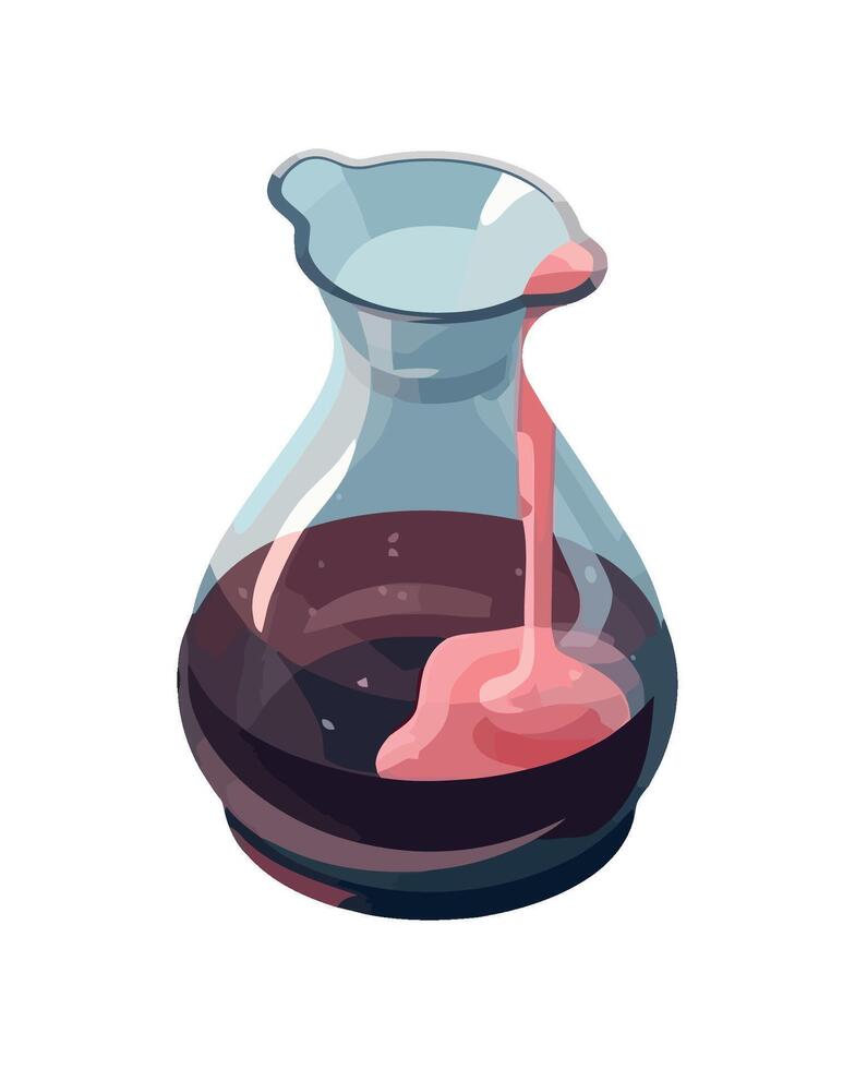 drink in glass jar, beverage icon isolated vector