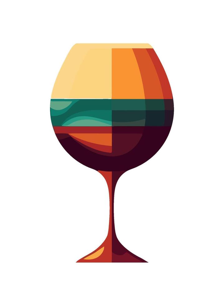 Celebration of wine modern design icon isolated vector
