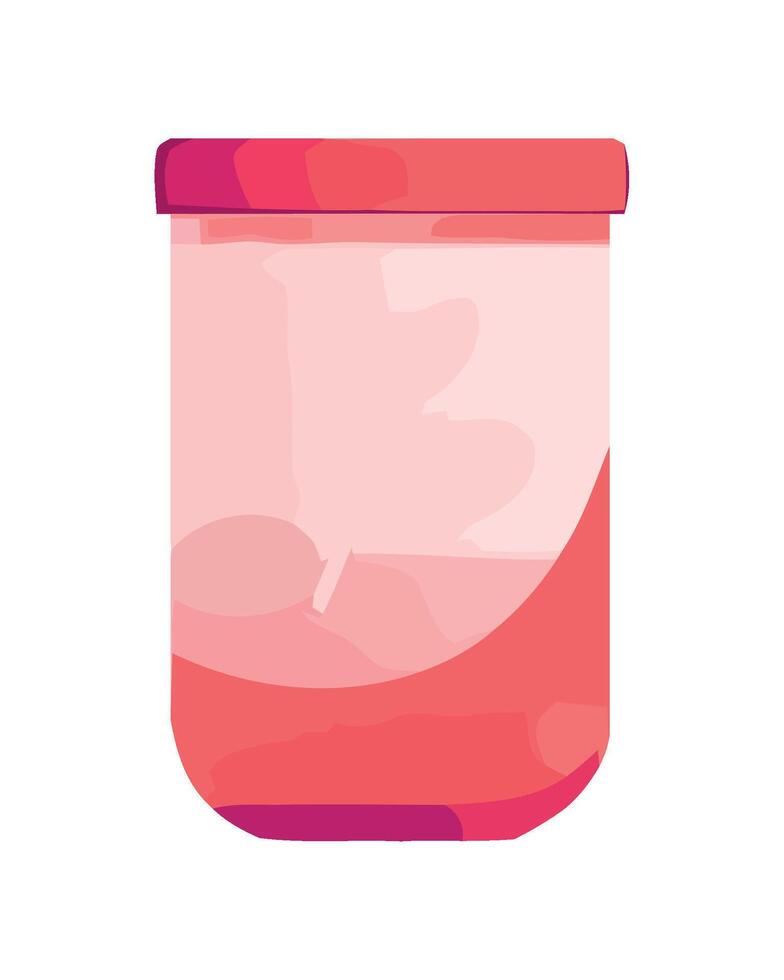 Liquid in plastic container icon isolated vector