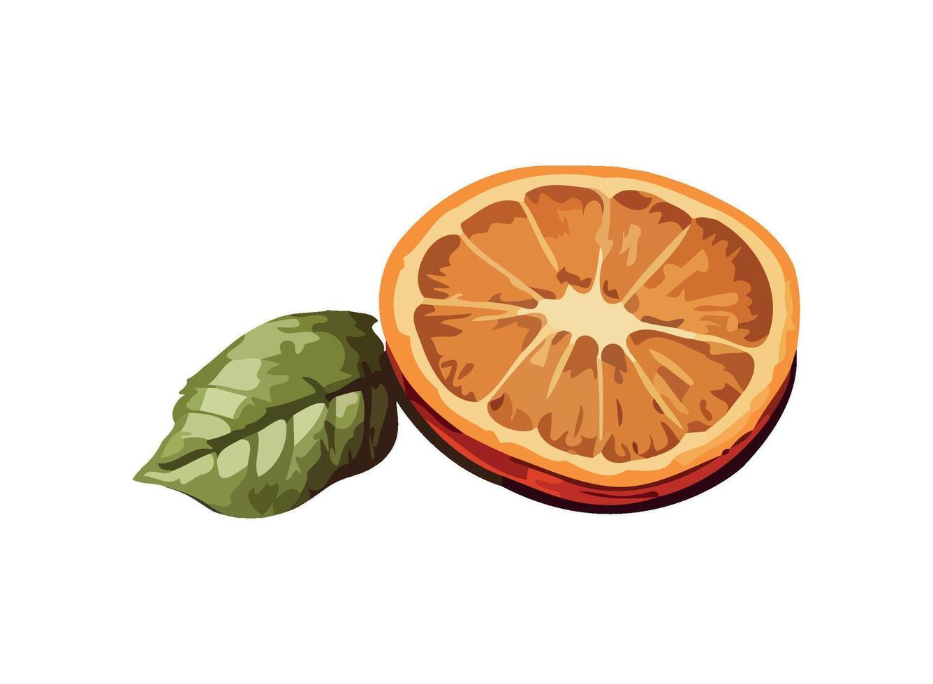 Fresh citrus fruit symbolizes healthy refreshment icon isolated vector