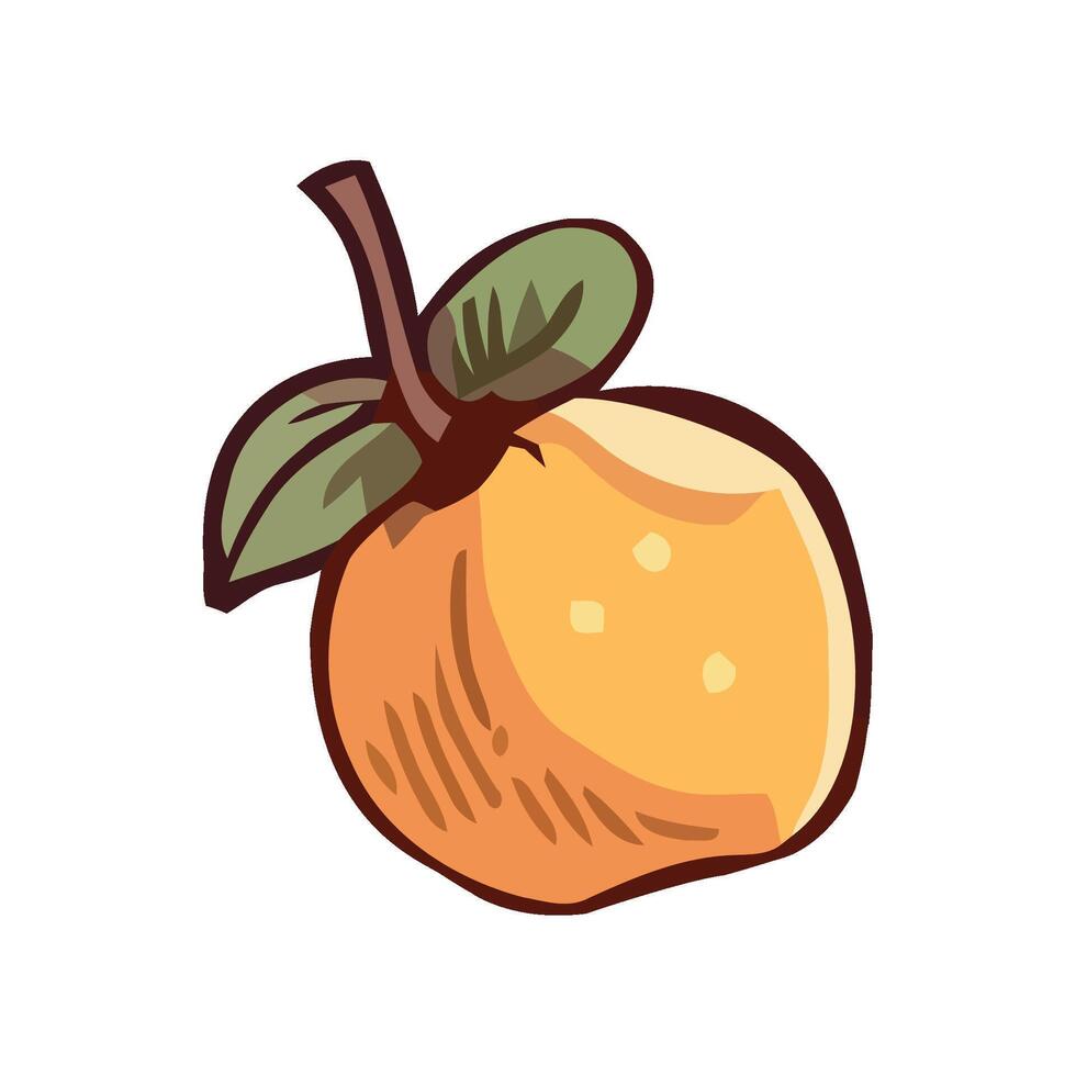 Juicy fruit slice, fresh from nature farm icon isolated vector