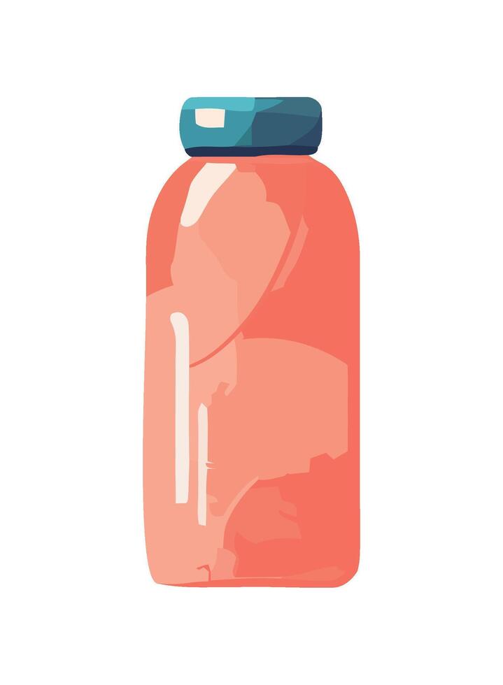 Fresh organic fruit in plastic packaging container icon isolated vector