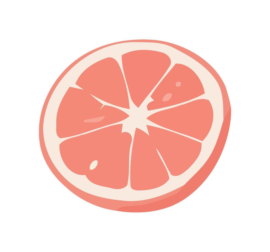 Fresh citrus fruit eating and nature icon isolated vector
