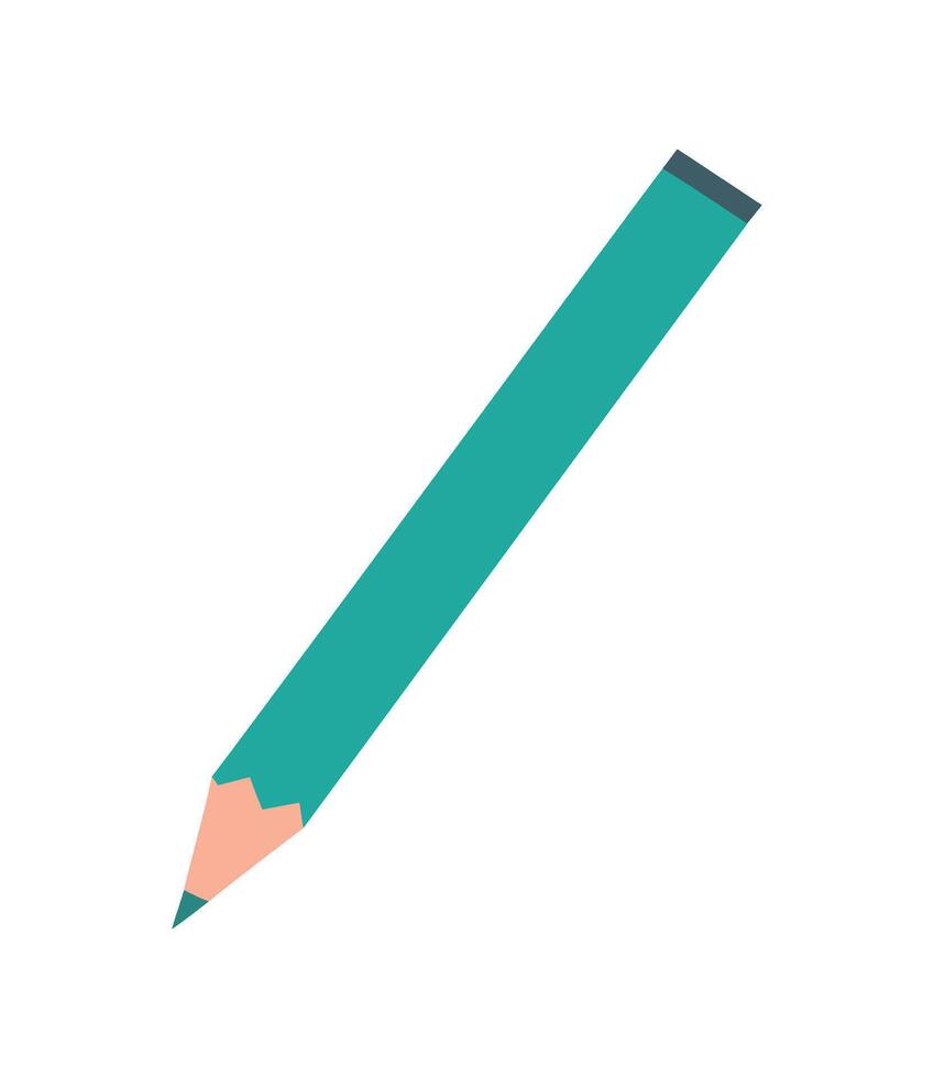 Sharp pencil on blue paper sparks creativity icon isolated vector