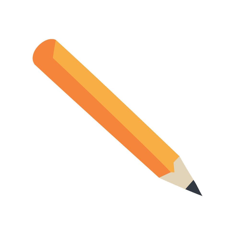 Sharp pencil sketches ideas on blank paper icon isolated vector