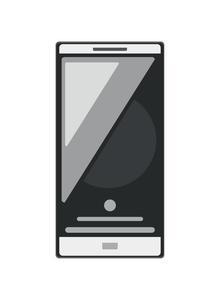 Portable smartphone wirelessly icon isolated vector