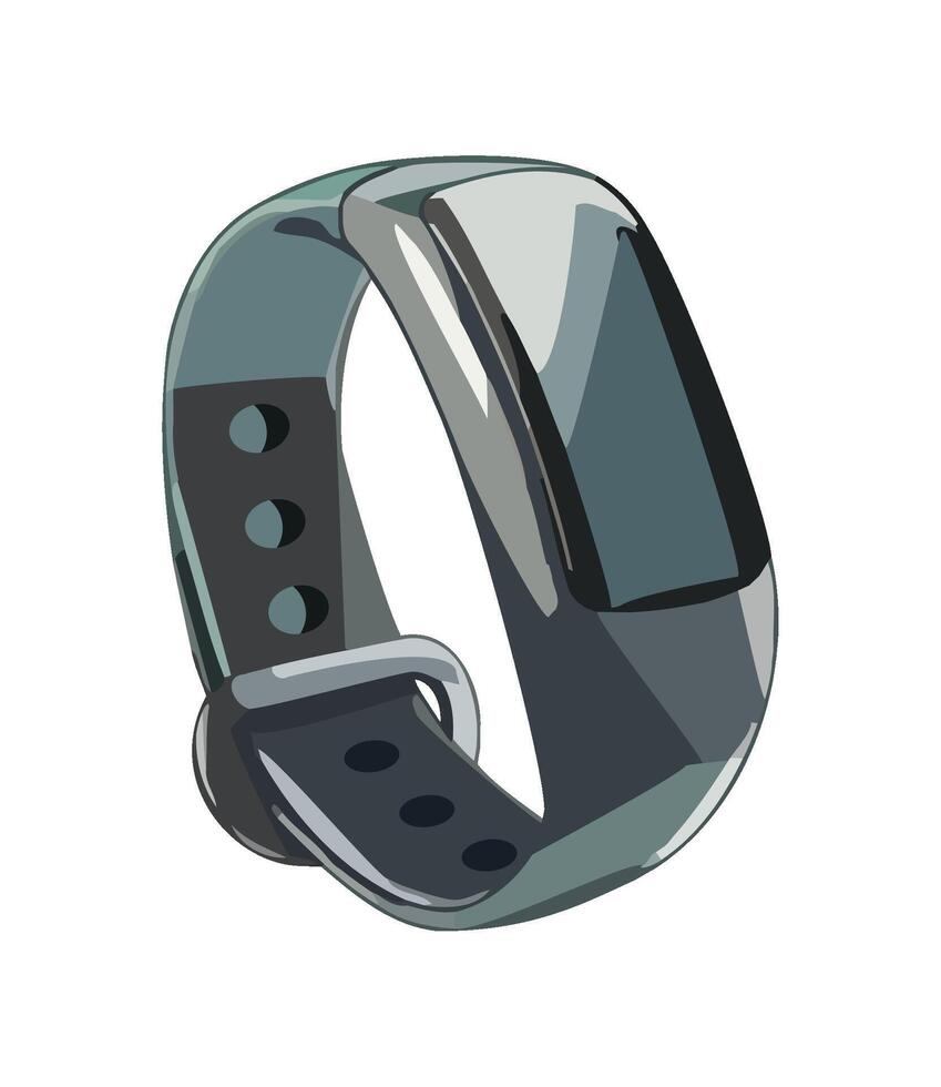 modern smart watch accessory icon isolated vector