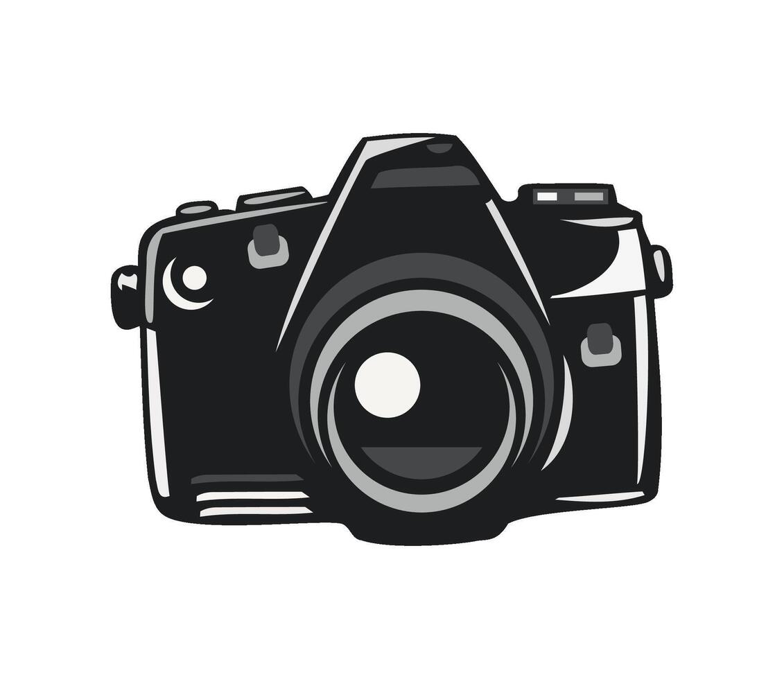 old fashioned camera flash icon isolated vector