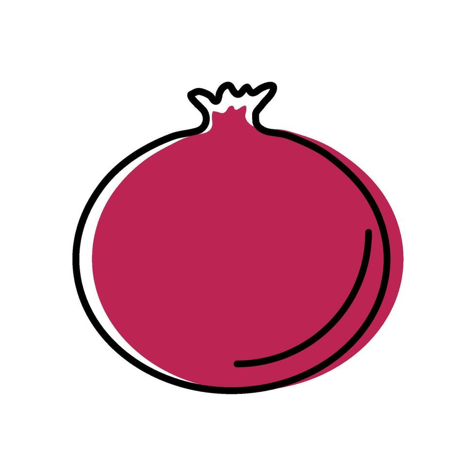 mangosteen fresh fruit icon isolated vector