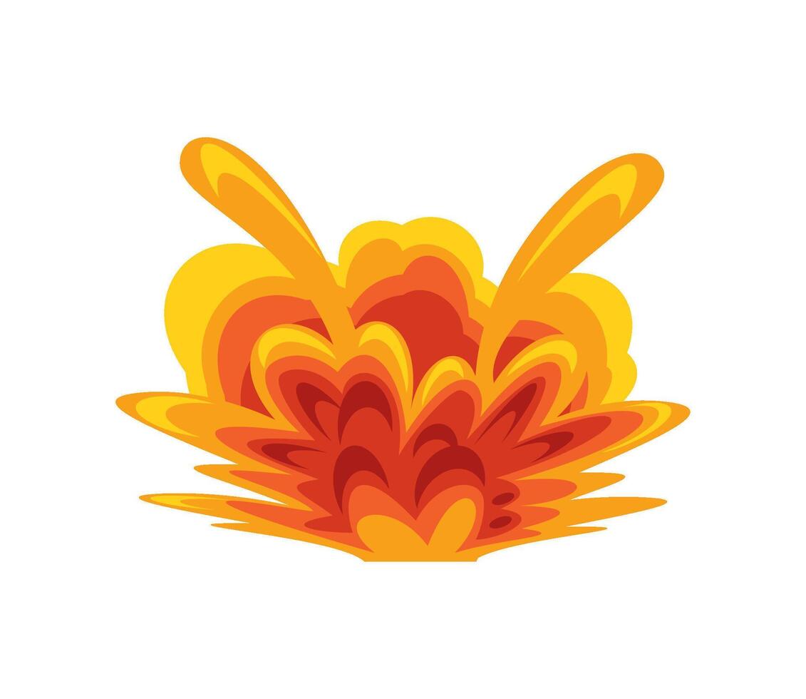 explosion effect burst icon isolated vector