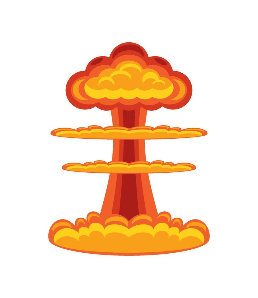 explosion effect clouds icon isolated vector
