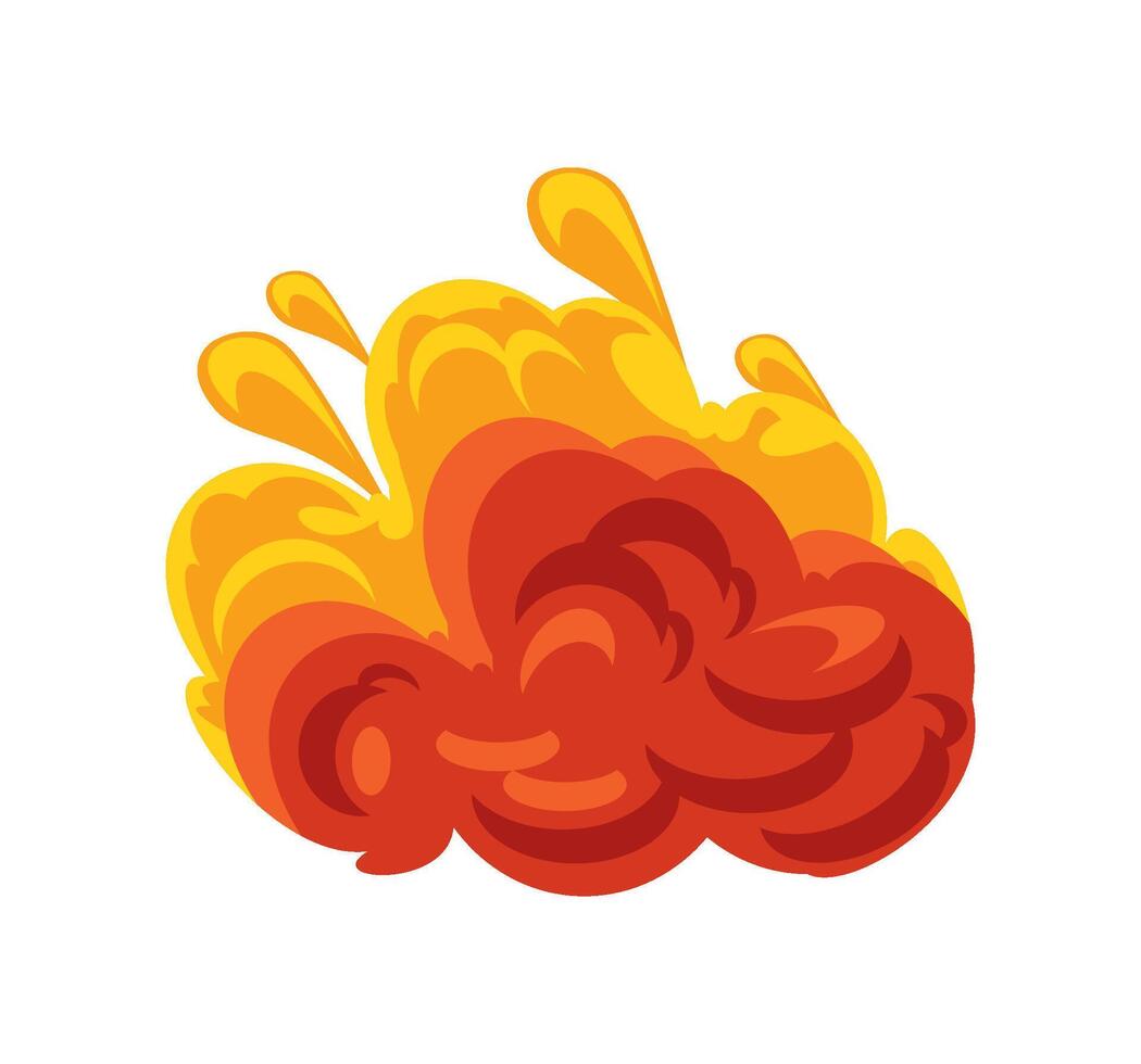 explosion effect smoke icon isolated vector