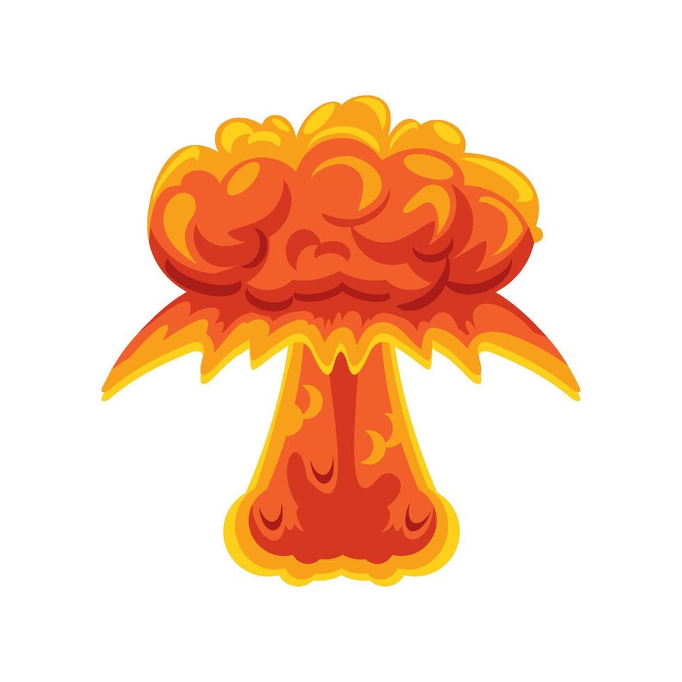 explosion effect boom icon isolated vector