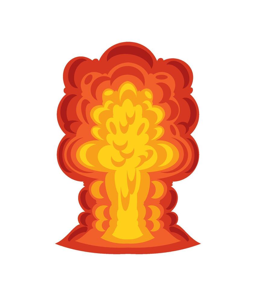 explosion effect danger icon isolated vector