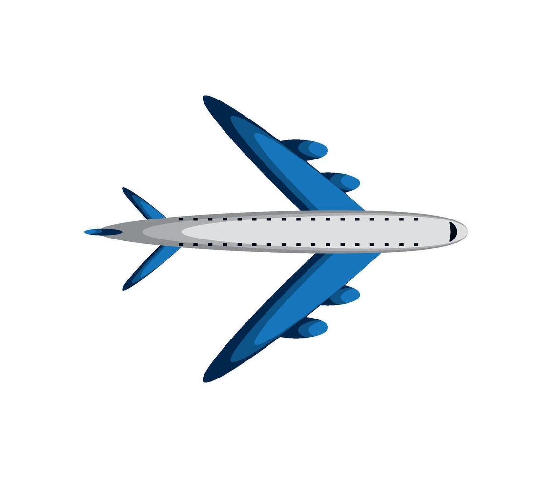 airplane flying trip icon isolated vector