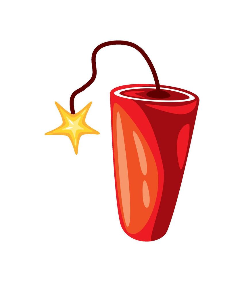 game item dynamite isolated icon vector