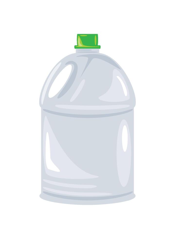 bottle gallon plastic illustration isolated vector