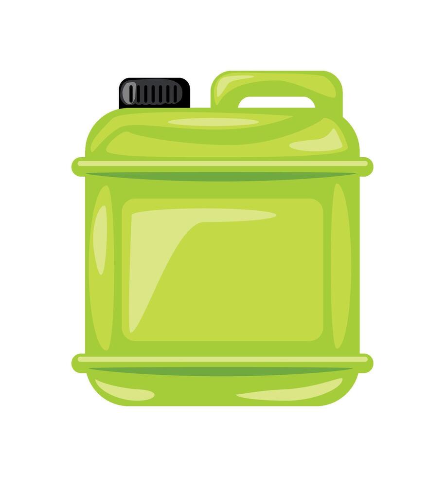 bottle gallon green illustration isolated vector